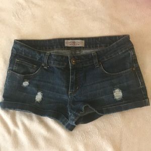 Denim shorts